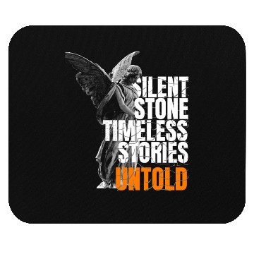 Discover Ethereal Angel with Timeless Words Mouse Pads