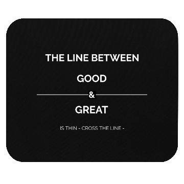 Discover Inspirational Quote Cross Line Design Mouse Pads