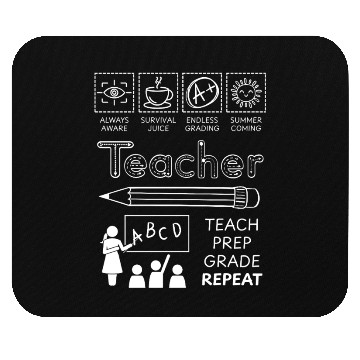 Discover Teacher Appreciation Chalkboard Design Mouse Pads
