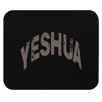 Discover Yeshua Faith Typography Design Mouse Pads