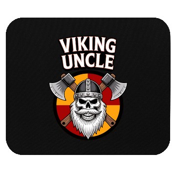 Discover viking uncle norse warrior funny gift Mouse Pads