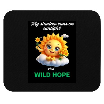 Discover Sunflower Baby Cloud Inspirational Design Mouse Pads