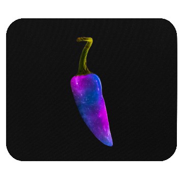 Discover Galaxy Themed Chili Pepper Design Mouse Pads