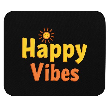 Discover Joyful Sunshine Smile Typography Design Mouse Pads