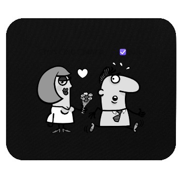 Discover Proposal Gone Wrong – Funny Cartoon Design Mouse Pads