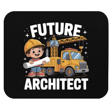 Discover Future Architect Construction Design Mouse Pads