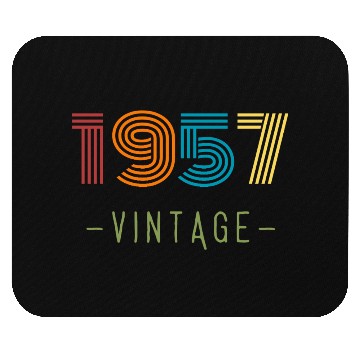 Discover VINTAGE 1957 NEON RETRO DESIGN Mouse Pads