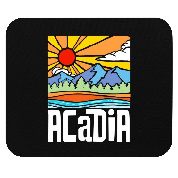 Discover Acadia National Park Artistic Nature & Mountains Mouse Pads