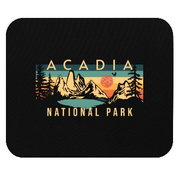 Discover Mountain Sunset at Acadia National Park Mouse Pads