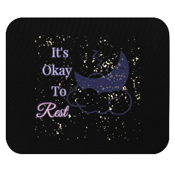 Discover It's okay to rest. Self care moon design Mouse Pads