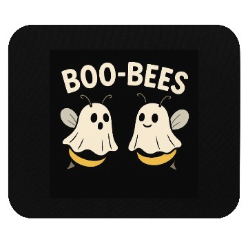 Discover Whimsical Bee Ghosts Mouse Pads Design