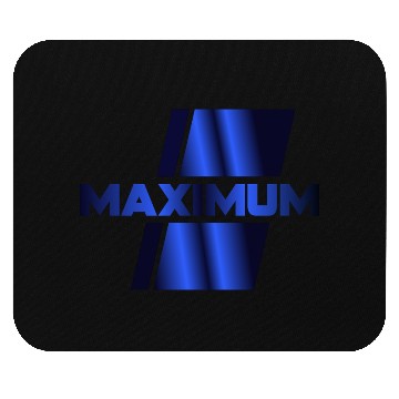 Discover Blue Laser Digital Max Level Badge Mouse Pads