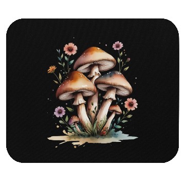 Discover Whimsical Forest Mushrooms Design Mouse Pads
