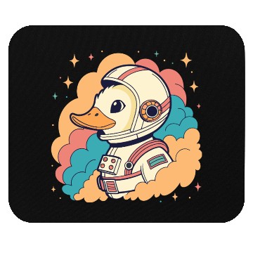 Discover Space Duck Mouse Pads