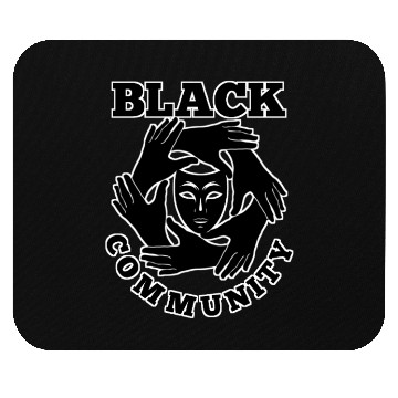 Discover Black community  Mouse Pads