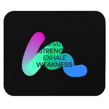 Discover Inspirational Breath Motivation Design Mouse Pads