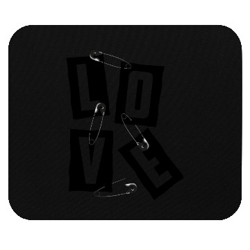 Discover Safety Pin Artistic Pattern Mouse Pads