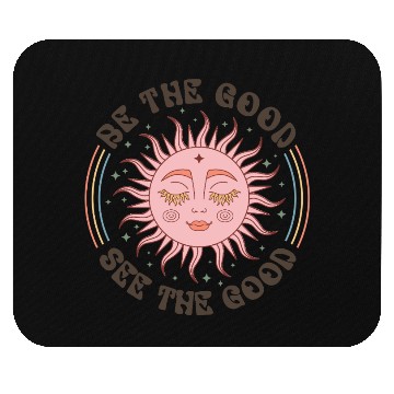 Discover Serene Sun with Inspirational Message Mouse Pads