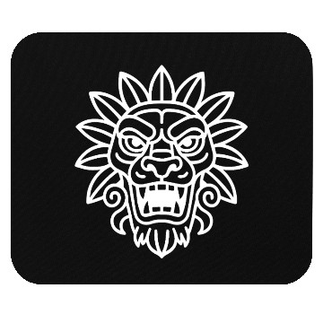 Discover Aztec Feathered Serpent Artwork Mouse Pads