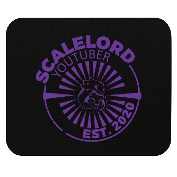 Discover scalelord head logo purple Mouse Pads