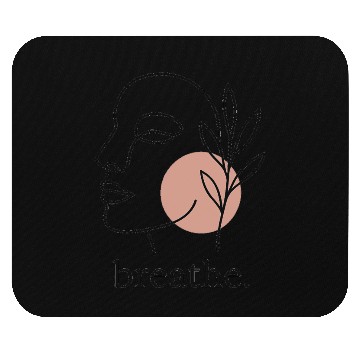 Discover Minimalist Line Art Portrait Mouse Pads