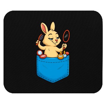 Discover Beauty Bunny in Small Kitchen Mouse Pads