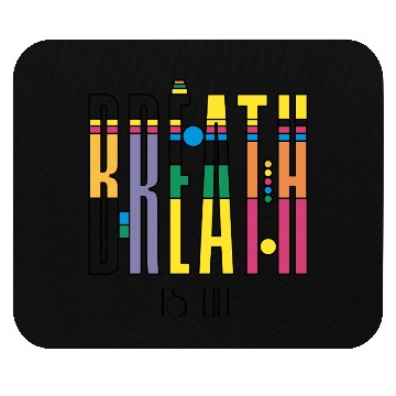 Discover Breathe Mouse Pads Colorful Mindfulness & Relaxation