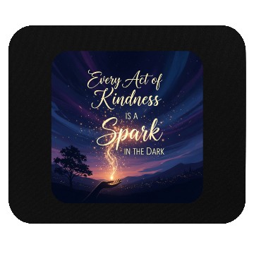 Discover Spark of Kindness Night Sky  Mouse Pads