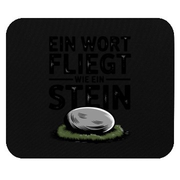 Discover Do Not Disturb Rock Resting Peacefully on Grass Mouse Pads