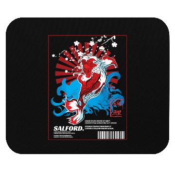 Discover Traditional Japanese Koi Fish Water Tattoo Mouse Pads