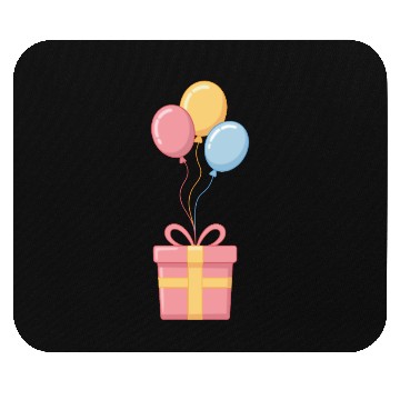 Discover Colorful Balloon Celebration Design Mouse Pads