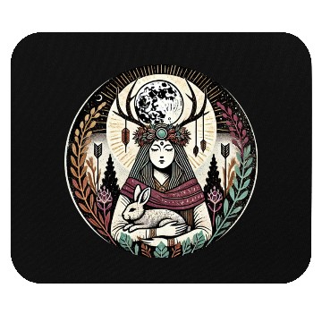 Discover Celestial Dreamcatcher Mystic Illustration Mouse Pads