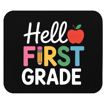 Discover Hello First Grade Back To School Mouse Pads