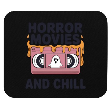 Discover Spooky Ghost VHS Tape Chill Design Mouse Pads