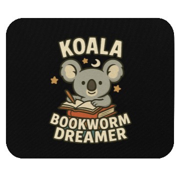 Discover Koala Bookworm Dreamer Mouse Pads