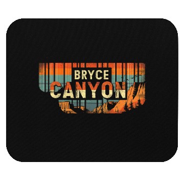 Discover Bryce Canyon US National Park Vintage Mouse Pads
