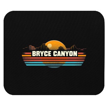 Discover Bryce Canyon US National Park Vintage Mouse Pads