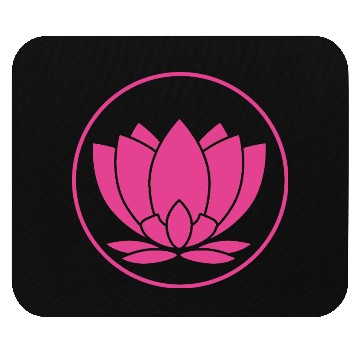 Discover Pink Lotus Mandala Design Mouse Pads
