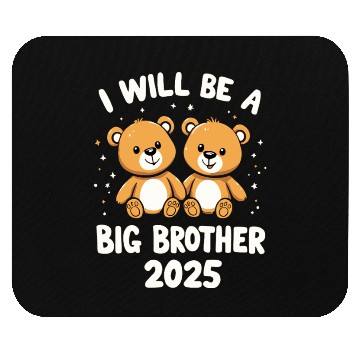 Discover Teddy Bear Big Bro 2025 Mouse Pads | Pregnancy Announceme