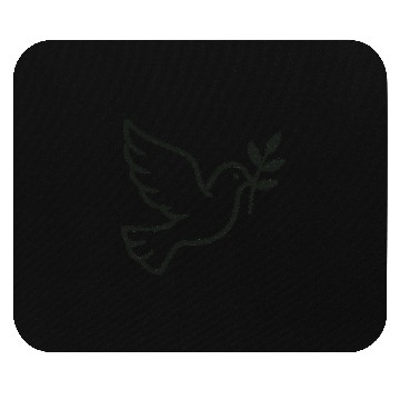Discover Elegant Doves with Olive Branch Design Mouse Pads