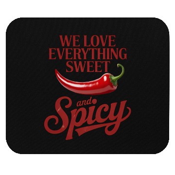 Discover Spicy Sweet Chili Pepper Design Mouse Pads