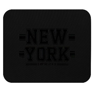 Discover New York City Skyline Typography Design Mouse Pads