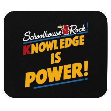 Discover Schoolhouse Rock Knowledge is Power Back to School Mouse Pads
