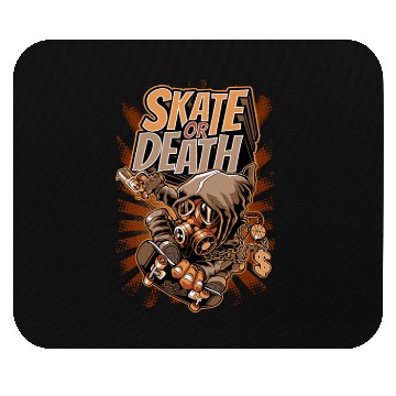 Discover Skate or Death Urban Streetwear Design Mouse Pads