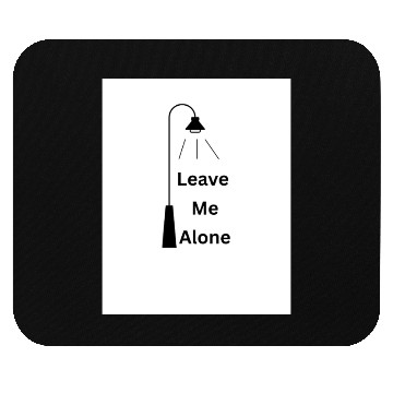 Discover sad lonely quote with a street light               Mouse Pads