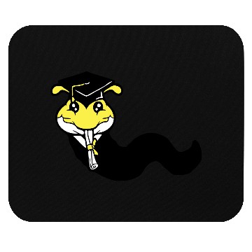 Discover Caterpillar school graduation passed College proud Mouse Pads