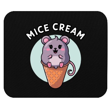 Discover Cute Mouse Cream Ice Cream Mice Cream Mouse Pads