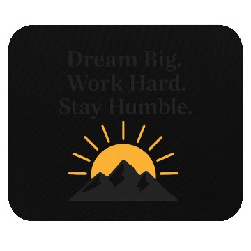 Discover Inspirational Mountain Sunrise Quote  Mouse Pads