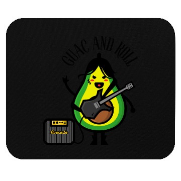 Discover Avocado Guitar Rock Design Mouse Pads