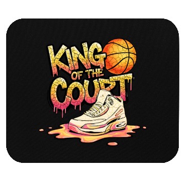 Discover King of the Court Basketball Street Art Design Mouse Pads